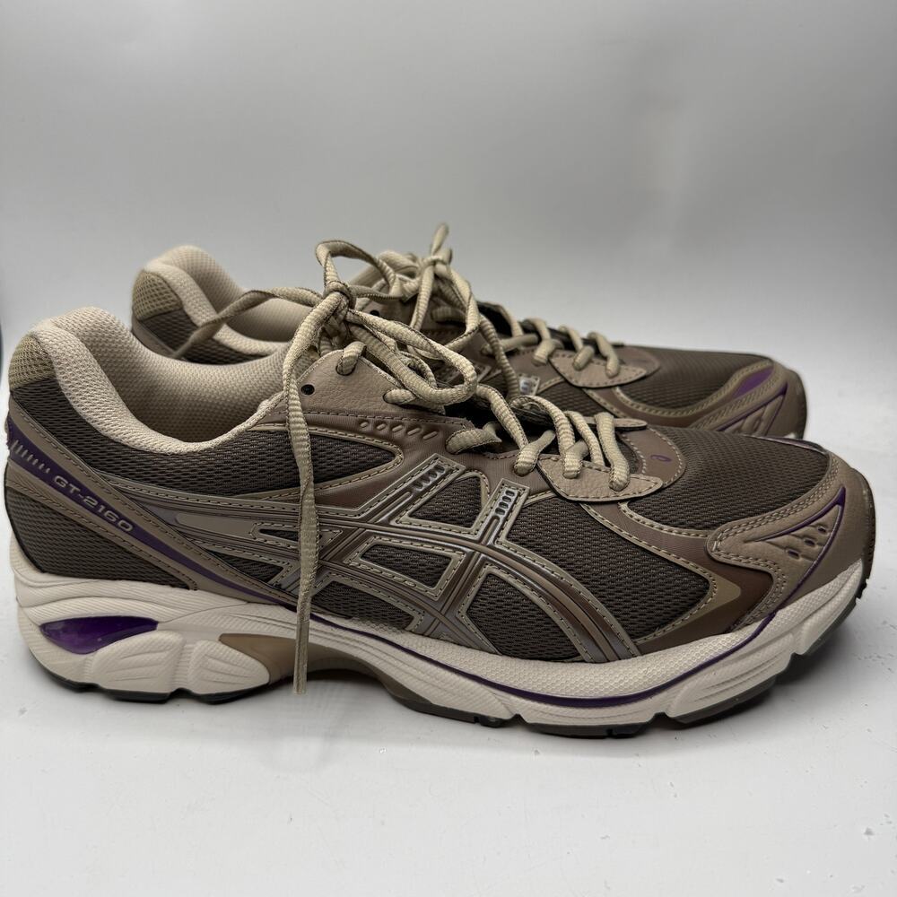 NEW Asics GT-2160 Unisex Lace Up Snekaers Dark Taupe Purple Size M 9/ W 10.5 - Picture 5 of 10
